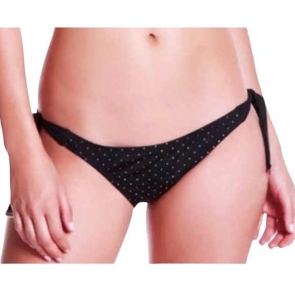 $210 Kensie Celebrity Sparkle Bikini Bottoms XSmall Gold Studs BEST OF CRUISE - Picture 9 of 16